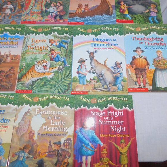 Lot Set 28 Magic Tree House Paperback Books Mary Pope Osborne Scholastic - Picture 14 of 14